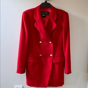 Vintage 1980s Escada Wool Blazer